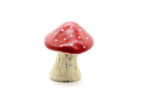 Handmade ceramic decorative mushroom