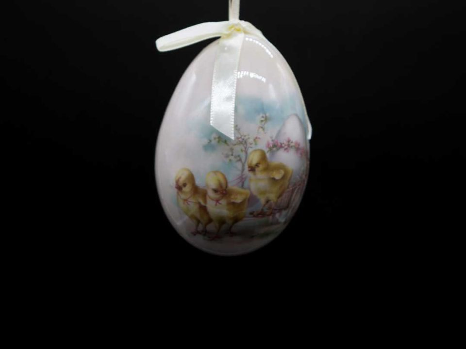 Product Decorative egg plastic, small, hanging, with chickens 3